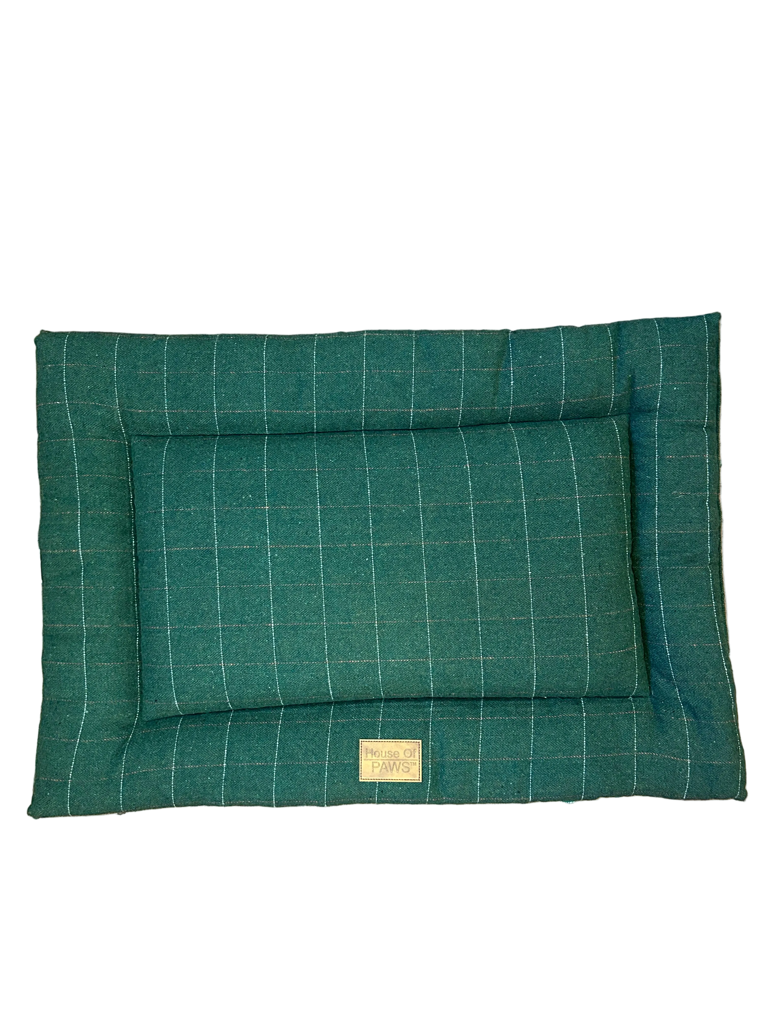 Green Tweed Crate Mat